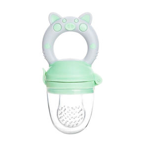Alimentador de Frutas de Silicona con Forma de Animal de Dibujos Animados, Chupete para Bebés, Libre de BPA, Alimentador de Frutas y Verduras para Recién Nacidos de 0 a 12 Meses - Product Image 1