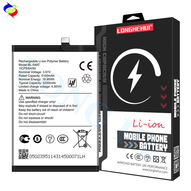 5200mah Original BL-54AT Rechargeable Li-Polymer Battery for TECNO CAMON 40 PRO (5G)/(4G)/CM6/CM7