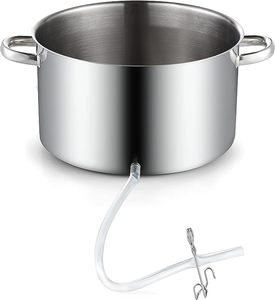 Exprimidor de frutas de acero inoxidable 304 de 28cm, vaporizador, <span class=keywords><strong>destilador</strong></span> de agua de acero inoxidable, multiolla con tapa de vidrio templado - Product Image 5