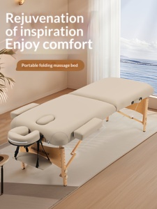 Cama de Masaje Plegable de PVC Meizhiran, Cama de Terapia Portátil para Uso Doméstico, Acupuntura, Moxibustión, Medicina Tradicional China, <span class=keywords><strong>Tatuaje</strong></span> - Product Image 6