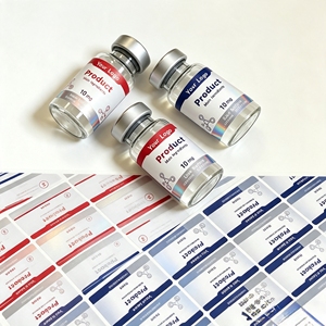 Etichette Adesive in Vinile a Lunga Durata Personalizzate Impermeabili per Contenitori di Campioni di Polvere Peptidica Conservata a Freddo - Product Image 6