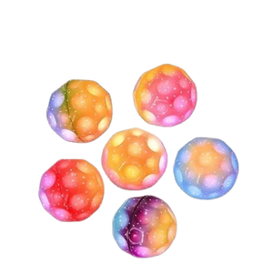 Balle de lune lumineuse unisexe en mousse PU haute élasticité pour le sport, jouet de décompression pour enfants, vente en gros directe d'usine - Product Image 1