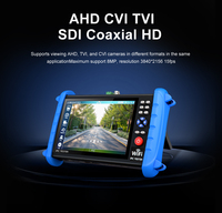 NOYAFA NF-IPC722 Monitor de Prueba CCTV 4K de 7 Pulgadas, Probador de Cámaras IP ONVIF con Cable PoE HDMI, Medidor de Potencia Óptica TDR