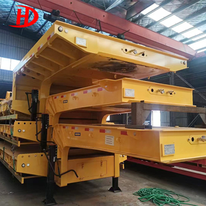 Thép Chất lượng cao lowbed bán Trailer cho xuyên quốc gia thiết bị nặng Giao thông vận tải và dài khoảng cách kỹ thuật hậu cần - Product Image 3