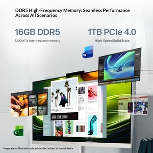 Nouvel ordinateur tout-en-un haut de gamme HP Star <span class=keywords><strong>Studio</strong></span> <span class=keywords><strong>Pro</strong></span> 27 pouces 2,5K, processeur Core7 240H, pour la maison, le bureau, caméra, Wi-Fi, microphone, haut-parleur - Product Image 4