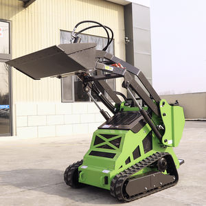 Mini chargeuse à direction compacte efficace EPA Chargeur frontal Moteur Honda amélioré Dissipation thermique sur chenilles Déplacement à haut rendement - Product Image 6