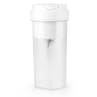 Fashion Design Oem 7.4V 6 Blades Oplaadbare Draagbare Blender Fruit Blender Draagbare Usb Met 550Ml Capaciteit