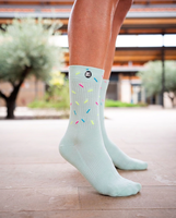Chaussettes de sport personnalisées de haute qualité pour la course, le cyclisme et le tennis, de grande marque, à compression, séchage rapide, pour hommes, vente en gros, pas chères