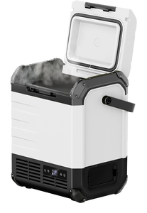 ตู้เย็นพกพาในรถยนต์ D10 ขนาด 10 ลิตร 12V/24V พร้อมคอมเพรสเซอร์ทำความเย็น -20 องศาเซลเซียส~10 องศาเซลเซียส ประตูพลาสติก - Product Image 4