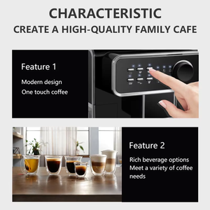 Cafetera Inteligente con Pantalla Táctil Totalmente Automática para el Hogar, Cafetera Espresso, Latte y Cappuccino - Product Image 6