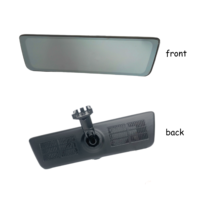 Grand angle 9-36v IPS écran tactile full hd double lentille voiture boîte noire dvr voiture rétroviseur
