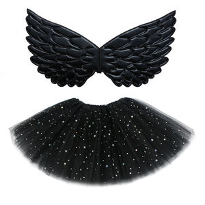 CM198 da 3 a 8 anni le ragazze si vestono in Costume da balletto Tutu gonna fata <span class=keywords><strong>Angel</strong></span> Wing Set per bambina vestito da festa - Product Image 2