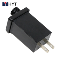 US-Stecker Außen netzteil Adapter 3V 1A 3W IP44 mit wasserdichter Buchse DC-Ausgangs typ