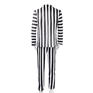 Conjunto de Pantalón y Camisa con Chaqueta de Disfraz de Rayas Blancas y Negras de Anime para Hombre HP, Traje de Halloween - Product Image 2