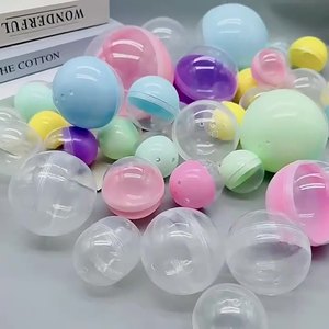 Rỗng <span class=keywords><strong>Capsule</strong></span> đồ chơi 32mm 45mm 60mm 65mm 75mm100mm quả bóng nhựa Máy bán hàng tự động bán buôn viên nang đồ chơi rõ ràng bóng - Product Image 2