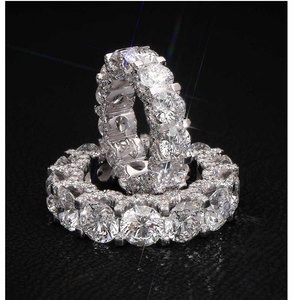 Customizable Platinum Plated 925 Silver Moissanite Rapper Bust <b>Ring</b> Hip Hop Wedding Gift <b>for</b> <b>Men</b> Unisex - Product Image 2