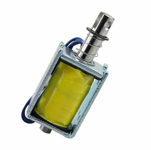 Dc12v/24v מיניאטורי electromagnet לדחוף סולנואיד מסגרת פתוחה עם 10 מ "מ שעות עבודה ארוכות - Product Image 5