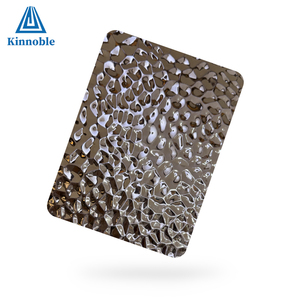 Taille standard 4x8 201 304 PVD couleur estampillé convexe nid d'abeille motif feuille d'acier inoxydable pour panneaux muraux - Product Image 3