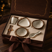 Service de table en mélamine effet porcelaine émaillée, sans BPA, incassable, assiettes et bols, vaisselle pour hôtels et restaurants, vente en gros OEM