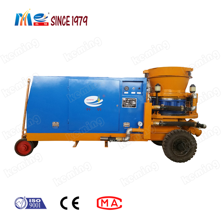 Машины для сухого бетона Shotcrete с дизельным двигателем