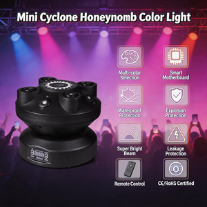 Nueva Luz LED Mini Whirlwind Bee Eye para KTV, Salas Privadas, Fiestas en Casa, Ambiente de <span class=keywords><strong>Bar</strong></span>, Luz Láser RGBW para Escenario - Product Image 5