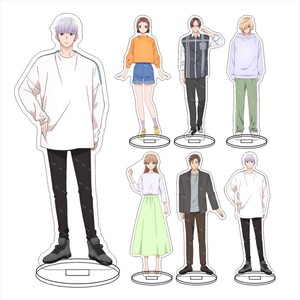 Figura de Anime Ito <span class=keywords><strong>Narita</strong></span> Minamoto <span class=keywords><strong>Narita</strong></span>, Soporte Acrílico con los Cuatro Hermanos Menores, Personaje de Dibujos Animados, Decoración, Adorno - Product Image 3