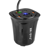 Chargeur USB en gros pour voiture, convertisseur d'alimentation 36W 5V3.4A pour ordinateur portable en voiture