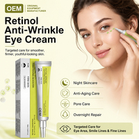 Crème Contour des Yeux au Rétinol 15ml – Booster Raffermissant Anti-Âge, Atténuation des Rides et Minimisation des Pores – Fournisseur Coréen de Soins de la Peau