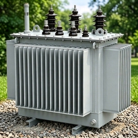 Transformateur de puissance immergé dans l'huile entièrement scellé série S11 500KVA-1250KVA, transformateur de distribution triphasé isolé