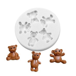 Mini oso <span class=keywords><strong>de</strong></span> peluche hecho a mano resina <span class=keywords><strong>de</strong></span> cristal moldes <span class=keywords><strong>de</strong></span> silicona DIY <span class=keywords><strong>chocolate</strong></span> hornear Fondant pastel <span class=keywords><strong>molde</strong></span> - Product Image 3