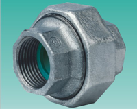 Vente directe usine – Raccord de tube en fonte malléable, filetage femelle BSP, zingué, basse pression, 1 pièce pour huile, gaz, eau