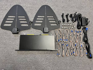 500-950Mhz 8 kanal birleştirici 8 takım yönlü Splitter anten yükseltici kablosuz mikrofon anten dağıtım sistemi - Product Image 2