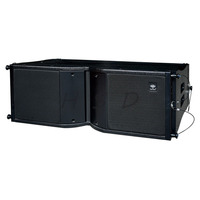 Set Speaker Line Array Ganda 8 Inch dengan Subwoofer Aktif Sistem Audio PA Panggung untuk Gereja, Konser, dan Pesta