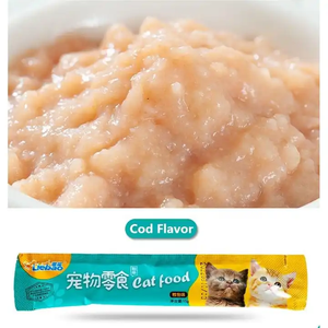 ปลาคอดทูน่าไก่15กรัม/ชิ้นขนมแบบเปียกแผ่นสำหรับแมวแบบหลายรสชาติ - Product Image 5