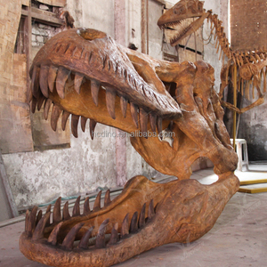 Cuộc sống-kích thước khủng long Bảo tàng hóa thạch hiển thị trong nhà sợi thủy tinh T-REX Triceratops đầu Skeleton cho cuộc phiêu lưu công viên - Product Image 4