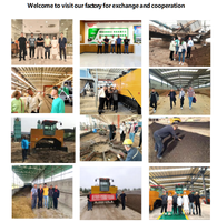Retourneur de compost agricole de type windrow pour la compostation du fumier