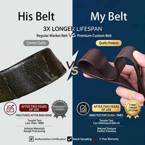 Ceinture en cuir véritable pour homme, style western punk vintage, personnalisable avec logo, ornée de perles en forme de tête de vache - Product Image 4