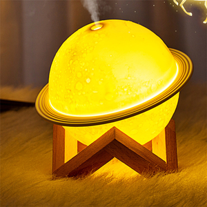 3D 달 현대 Led 빛 가습기 음력 램프 휴일 분위기 <span class=keywords><strong>3</strong></span> 색 밤 빛 미니 Humidificador 브래킷 - Product Image 3