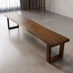 Nordic Modern Chinese Style Solid <b>Wood</b> <b>Stool</b> Customized Color Multi-Purpose Dining Chair for Home Living Room Use - Product Image 1