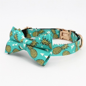 OEM & ODM-tela de sublimación para mascotas, conjunto de corbatas de lazo con correa acoplada para perros grandes y cachorros - Product Image 5