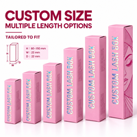 Boîte d'emballage pour gloss à lèvres en or rose avec logo personnalisé, boîte cadeau cosmétique recyclable avec impression offset sur papier couché