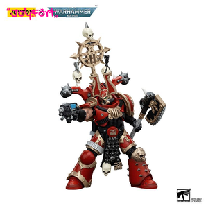 Figura de Acción Coleccionable JOYTOY Warhammer 40K World Eaters Khorne Berserkers con Icono de Khorne, Escala 1/18, Modelo Articulado - Product Image 3