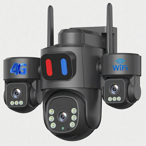 Cámaras de Vigilancia IP Eseecloud HD 15MP, Tres Lentes, Tres Pantallas, 360° CCTV, Inalámbricas, Wifi, 4G, SIM, PTZ, Tipo Bala - Product Image 1
