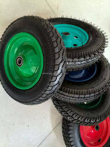 Wheelbarrow Roda Pneumática De Borracha Air Wheels para Caminhão De Mão Trolley Barrow Wheel 3.50-8 para <span class=keywords><strong>NEPAL</strong></span> - Product Image 5