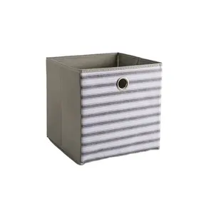 Üreticileri masaüstü saklama kutusu dolap saklama kutusu öğrenci yurt masaüstü basit kumaş dosyalama kutusu katlanabilir