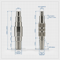 Pièces CNC personnalisées Usinage de précision Fraisage Tournage Brochage Acier inoxydable Aluminium OEM pour l'usinage Livraison rapide Faible coût