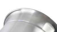 Midium Pot bunga rumah tanaman Modern, kotak bunga dekorasi Modern bahan Aluminium bulat, Pot bunga pedesaan