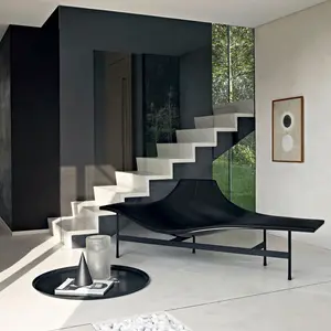 YIPJ italiano ligero de lujo minimalista diseñador sofá silla almuerzo descanso reclinable balcón hogar ocio silla