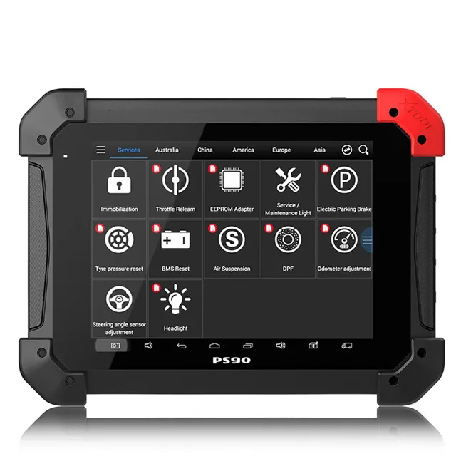 XTOOL Sistem Diagnosis Truk dan Mobil PS90 PRO, Mendukung Fungsi Khusus Pembaruan Online Gratis