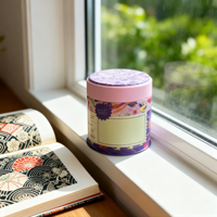 Petite boîte décorative en fer blanc pour aliments, couleur personnalisée, 30g 40g, pour poudre de Matcha, taille personnalisée 60x68, boîte à thé et bonbons